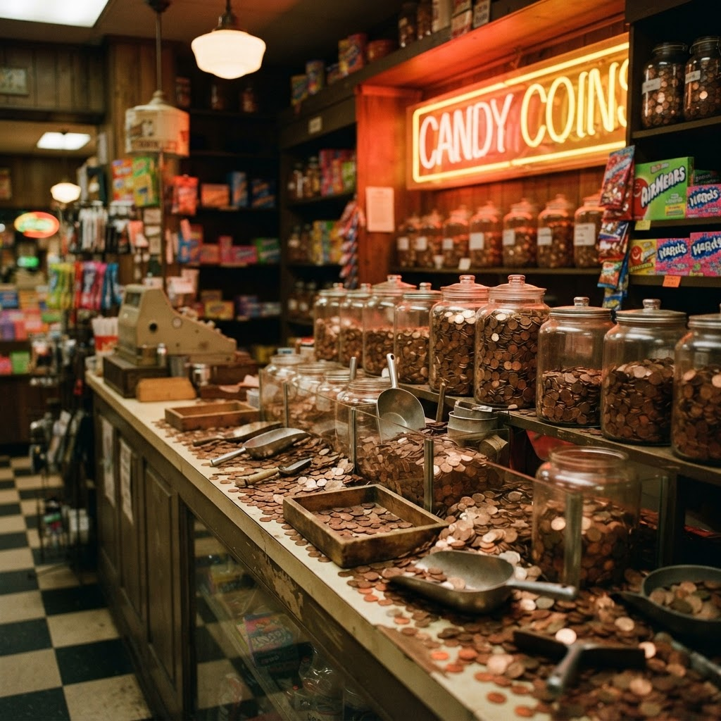CANDY SHOP? NAH, COIN SHOP